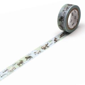 MT EX World Washi Tape / Sample - World Animals, Roll