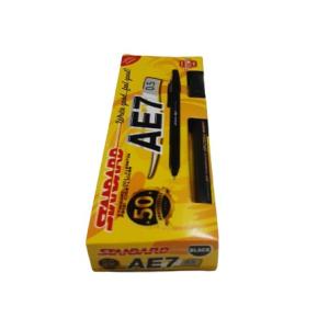 STANDARD PEN AE7 ALFATIP ISI 12 PCS - Hitam