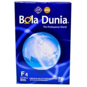Termurah Kertas print fotocopy HVS F4 70 gr Bola Dunia / Rim