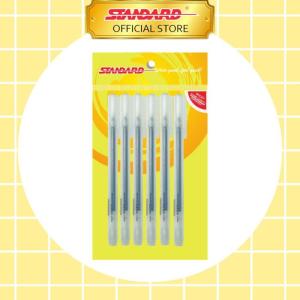 STANDARD PEN LEXION LX-605 BLACK (GEL) ISI 6 PCS