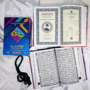 CUSTOM AL-QURAN WAKAF Cetak Sisipan Insert Halaman Alquran AL-HAMID - A5 Milenial