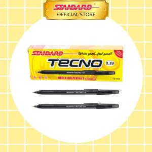 STANDARD PEN TECNO 0.38 ISI 12 PCS - Hitam