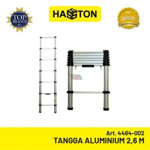 Hasston Tangga Aluminium / Tangga Lipat Teleskopik 2,6m (4484-002)