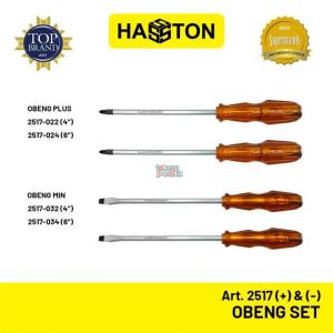 Hasston Obeng Set / Obeng Plus Minus Set / Obeng Kembang Set