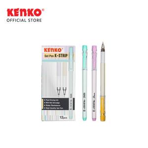 KENKO GEL PEN K-STRIP Black Mix Color 3 PCS