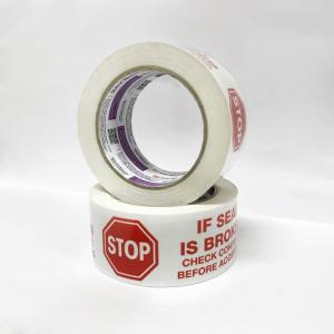 Nachi Tape Lakban Opp STOP IF SEAL BROKEN 48mm x 90 yard Putih 2 Inch