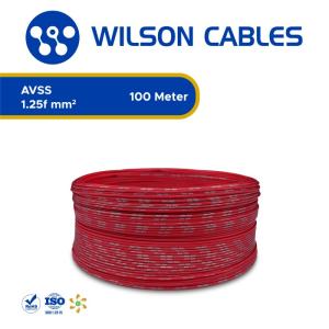 AVSS 1.25 f mm2 100 Meter - Kabel Otomotif Wilson Cables - Merah