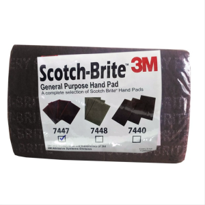 Scotch Brite 3M 7447 Amplas Merah Maroon - 6 in x 9 in