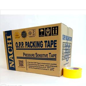 (Dus) Nachi Tape Lakban Kuning Opp Blok Nachi Kuning 48 mm x 100 Yard