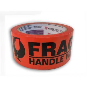 Nachi Tape Lakban Opp Printed Tape FRAGILE 48 mm x 90 yard Orange