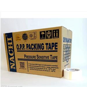 (Dus) Nachi Tape Lakban Putih Susu Opp Blok Nachi Putih 48mm x 100Yard