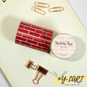 YLart Washi tape - Masking Tape Series 60mmx4m - Brick Wall