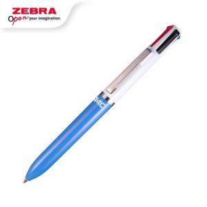 ZEBRA A-4C MULTIFUNCTION BALLPEN 4 warna Dalam Satu Pulpen (SATUAN) - Merah Muda