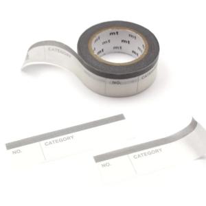 MT Number and Category Washi Tape