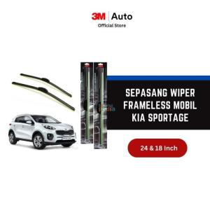3M Wiper Frameless Mobil Kia Sportage - 24 dan 18 inch
