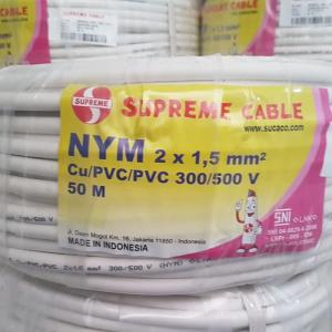 KABEL MURAH SUPREME 2X1,5 NYM SNI LMK PER METER
