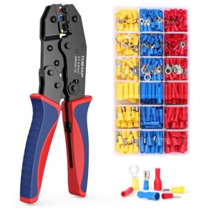 Tubtap 20-10 tang crimping untuk lug kabel, 700 buah lug berisolasi