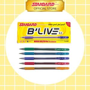 STANDARD PEN BLIVE 0.3 / 12 PCS - Biru