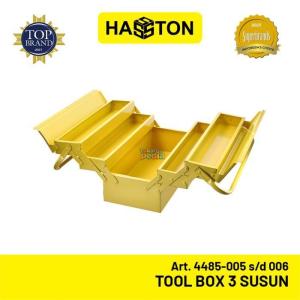 Hasston Tool Box 3 Susun Kuning / Toolbox Besi / Kotak Perkakas (4485) - T.BOX 16''