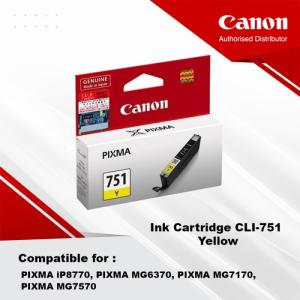 Canon Ink Cartridge CLI-751 Yellow