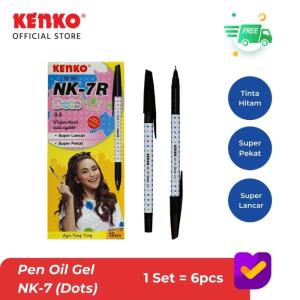 KENKO PEN GEL OIL NK-7R versi Dots dan Batik