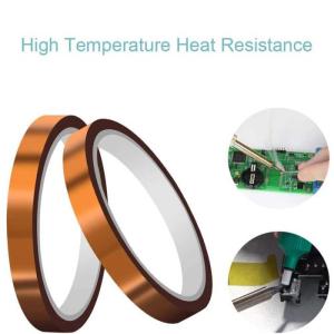 Solasi Selotip Lakban Isolasi Anti Panas Kapton Heat Resistant Tape - 33m x 5mm