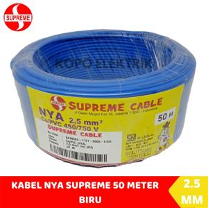 Kabel NYA Supreme 2.5mm Panjang 50 Meter