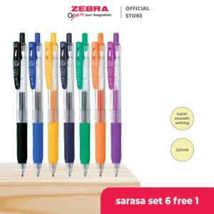 Zebra Sarasa Set 6 Mix