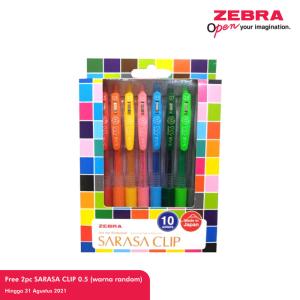 Zebra Sarasa Clip 0.5 Set 10