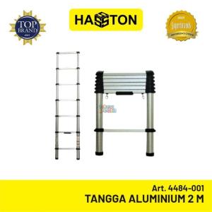 Hasston Tangga Aluminium / Tangga Lipat Teleskopik 2m (4484-001)