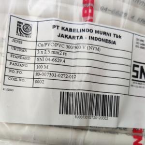 kabel NYM 3x2.5mm kabelindo 100mtr