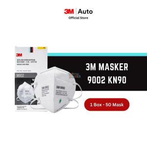 3M™ Masker 9002 KN90 Headloop Mask Anti Polusi - 1 Box (50 Masker)