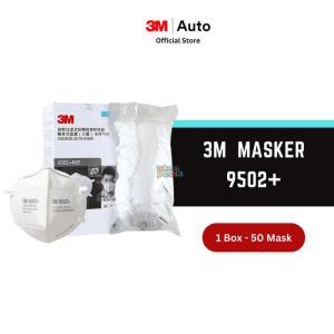 3M 9502+ Masker N95 Particulate Respirator - 1 Box (50 masker)