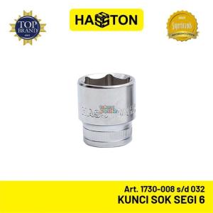 HASSTON Kunci Sok Chrome Segi 6 - Mata Sok 1/2'' (Art 1730) - K.Sok 14mm
