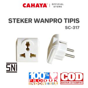 CAHAYA - Steker Wanpro Tipis SC-317