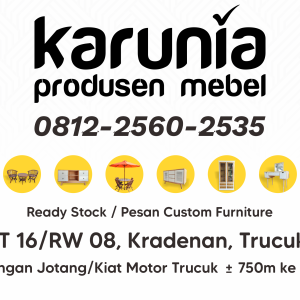 WA 0812-2560-2535, Karunia Produsen Mebel Furniture Custom